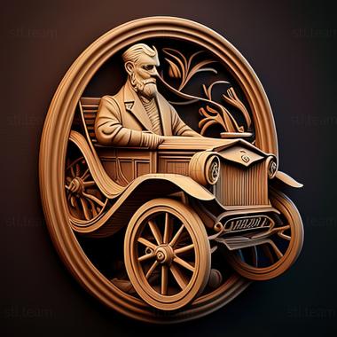 3D model Ford Quadricycle (STL)